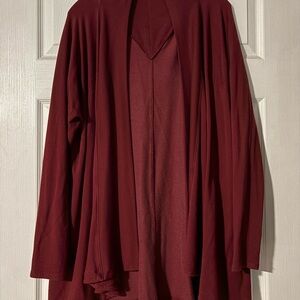 Active Life Deep Red Women's Cardigan